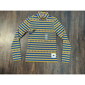 Nike Women’s Sz Small Striped Turtle Neck Long Sleeve Fitted Sweater Slim fit